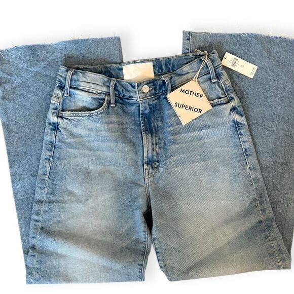 MOTHER The Hustler Roller Sneak High-Rise Wide-Leg Jeans - Picture 8 of 11